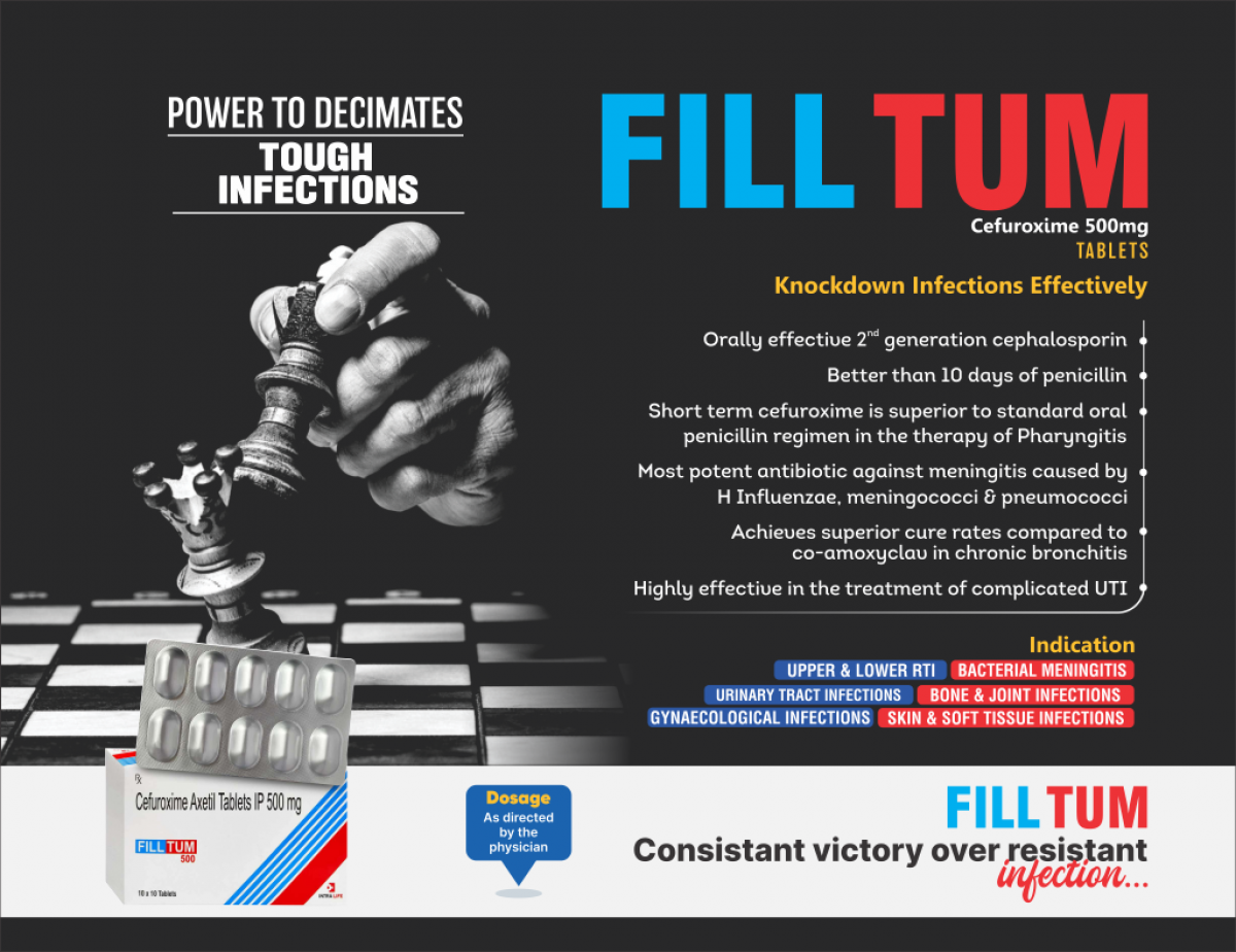 FILLTUM-500 - Cefuroxime 500mg | Intralife Pharmaceuticals - thumbnail 2