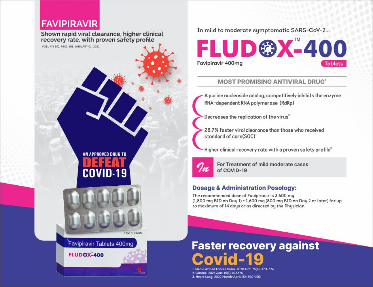 FLUDOX-400 - Favipiravir 400mg | Intralife Pharmaceuticals - thumbnail 2