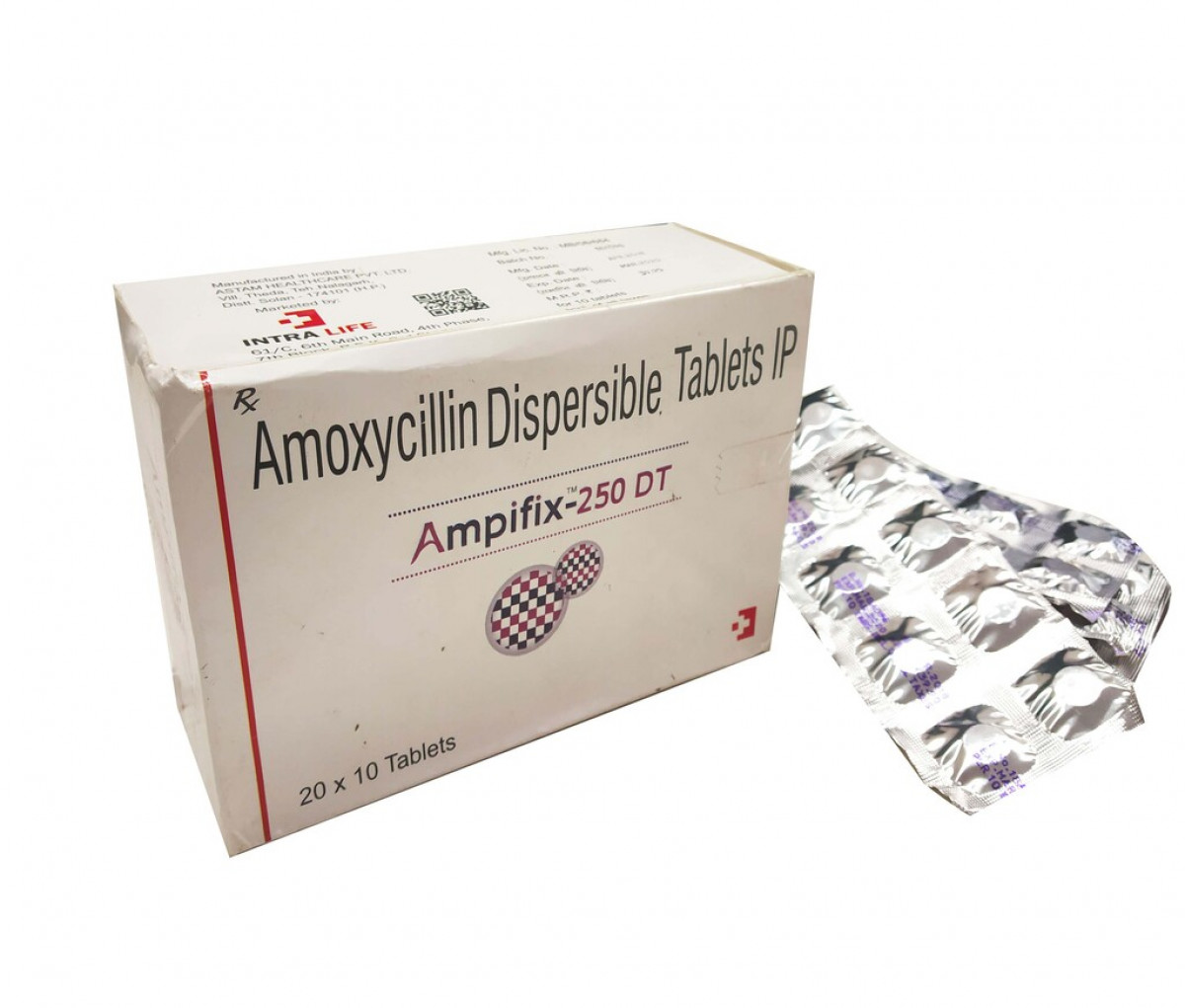 AMPIFIX-250 DT - Amoxycillin Trihydrate 250mg | Intralife Pharmaceuticals