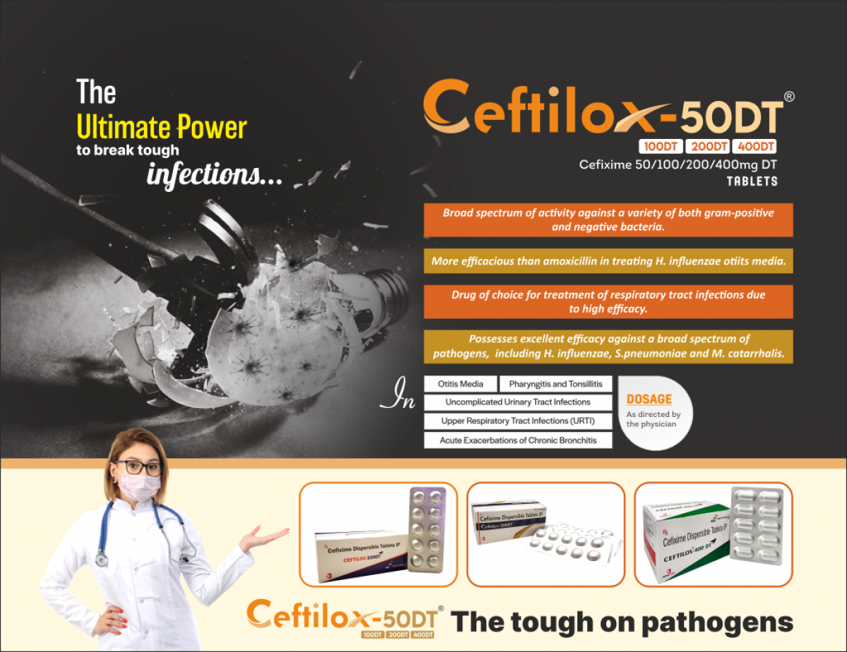 CEFTILOX-100 DT - Cefixime 100mg DT | Intralife Pharmaceuticals - thumbnail 2