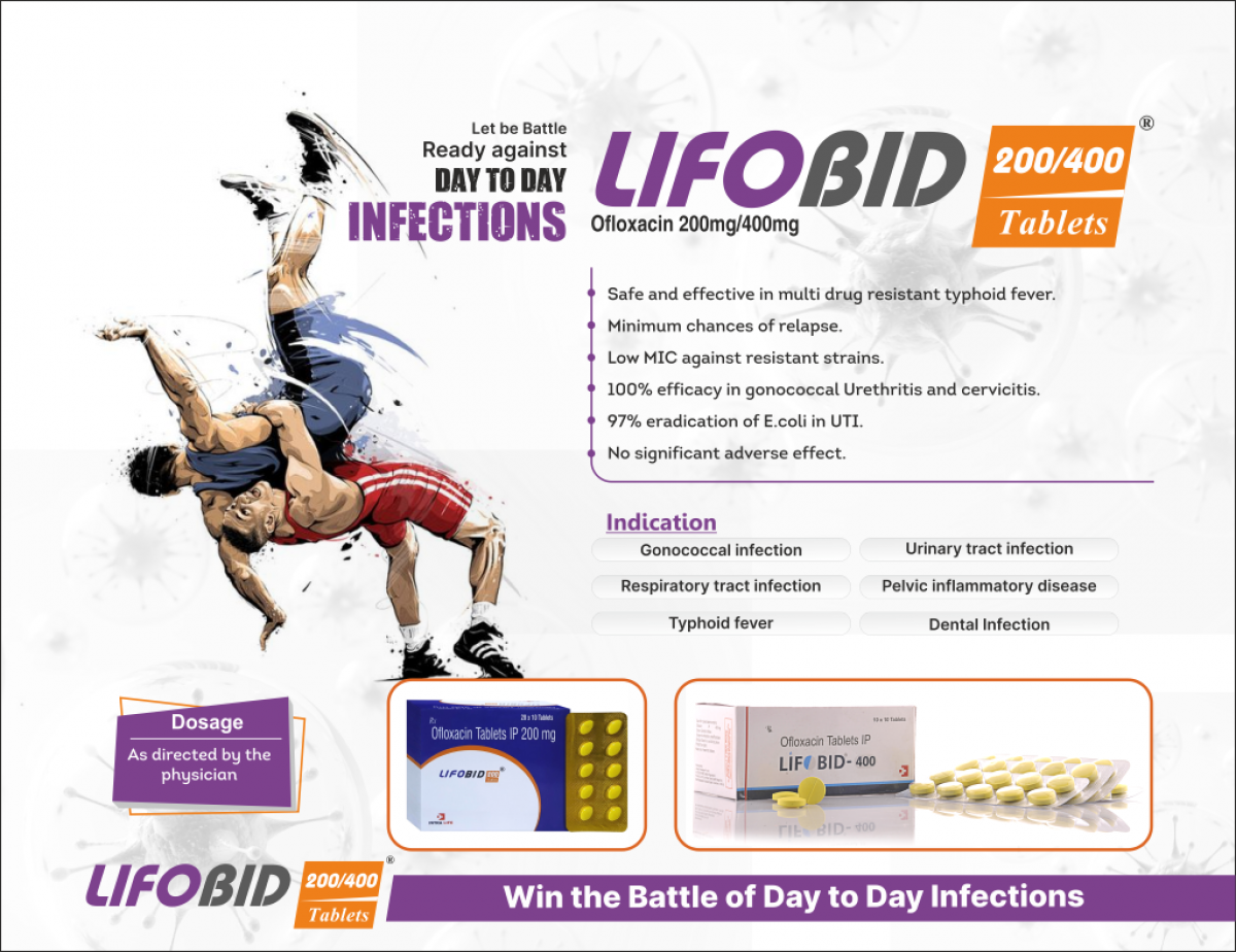 LIFOBID-400 - Ofloxacin 400mg | Intralife Pharmaceuticals - thumbnail 2
