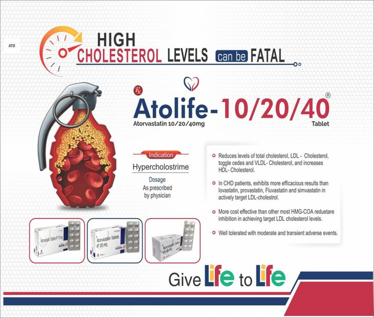 ATOLIFE-20 - Atorvastatin 20mg | Intralife Pharmaceuticals - thumbnail 2