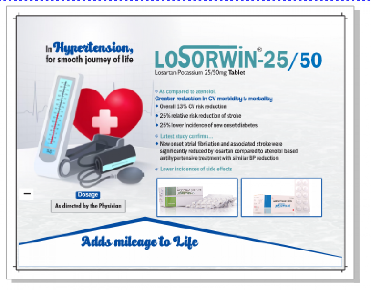 LOSORWIN-50 - Losartan Potassium 50mg | Intralife Pharmaceuticals - thumbnail 2