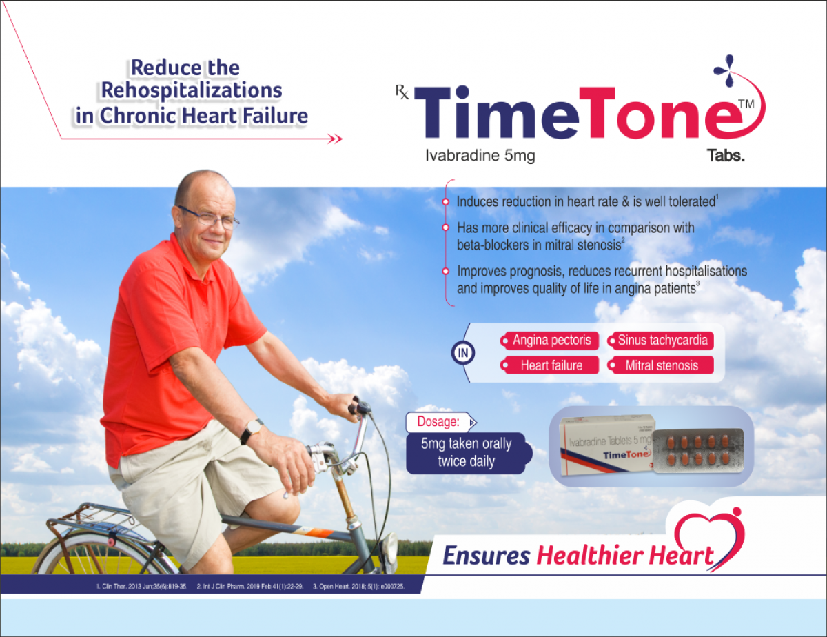 TIMETONE - Ivabradine 5 mg tablets | Intralife Pharmaceuticals - thumbnail 2