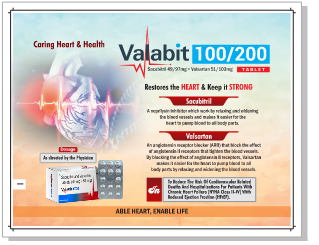 VALABIT-100 - Sacubitril 49mg + Valsartan 51mg | Intralife Pharmaceuticals - thumbnail 2