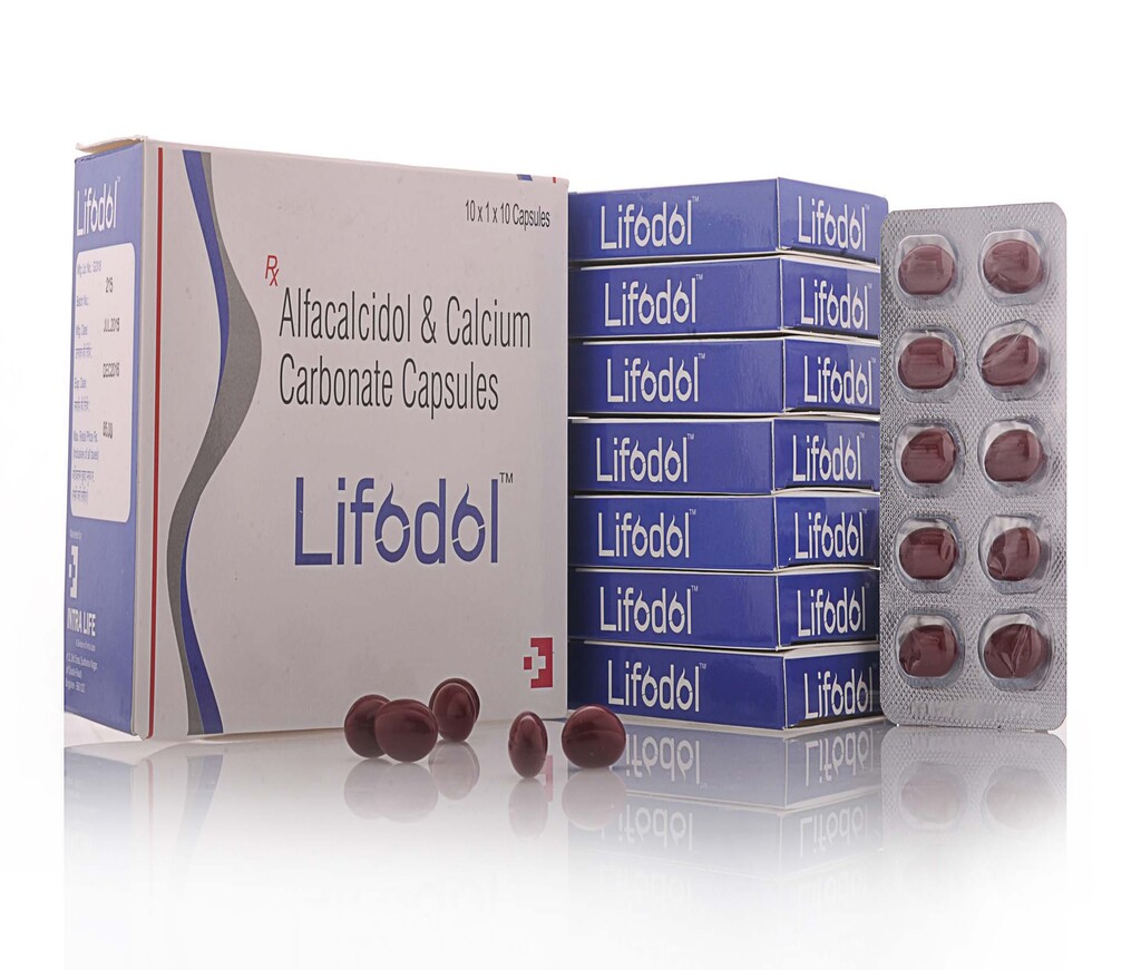 LIFODOL - Alpha Calcidol 0.25mcg + Calcium Carbonate 250mg | Intralife Pharmaceuticals