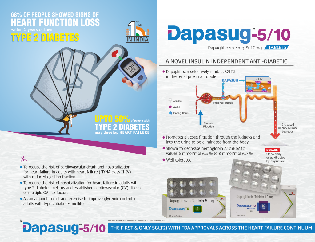 DAPASUG-10 - Dapagliflozin 10mg | Intralife Pharmaceuticals - thumbnail 2
