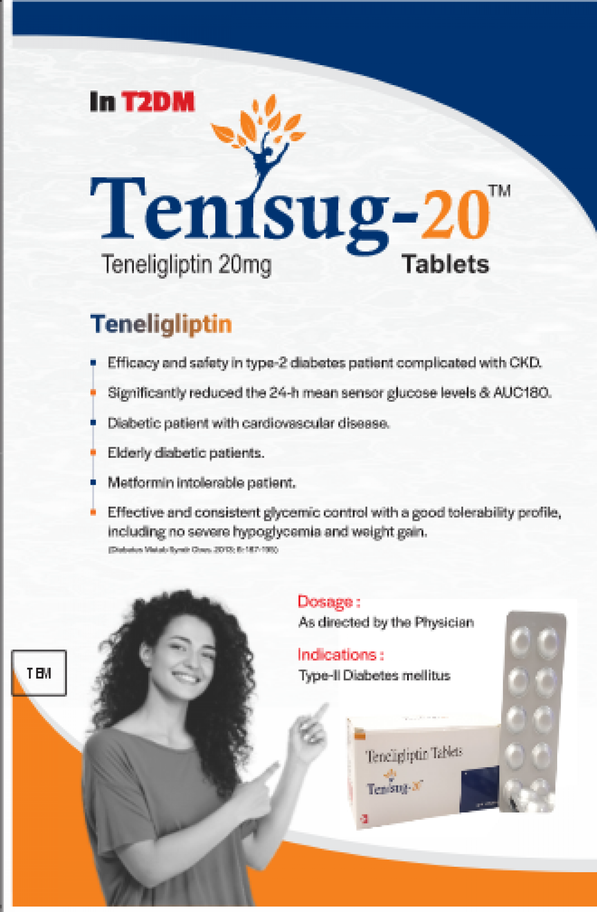 TENISUG-20 - Teneligliptin 20mg | Intralife Pharmaceuticals - thumbnail 2