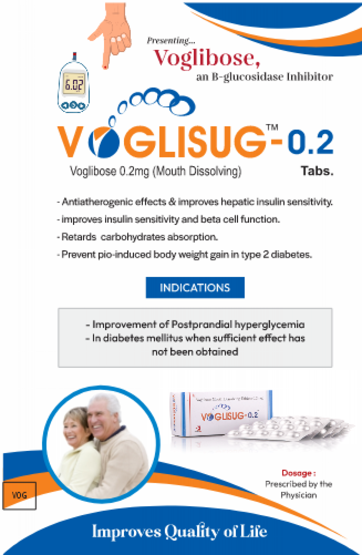 VOGLISUG-0.2 - Voglibose 0.2mg (Mouth Dissolving) | Intralife Pharmaceuticals - thumbnail 2