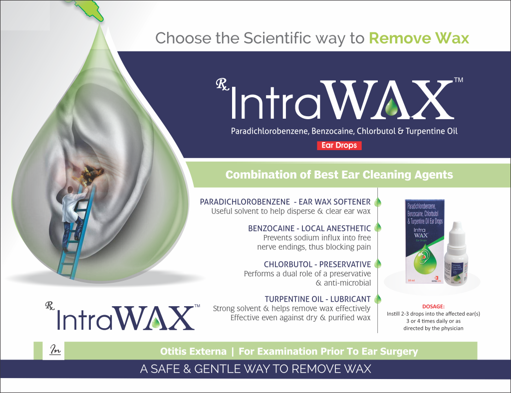 INTRAWAX - Paradichlorobenzene, Benzocaine, Chlorbutol & Turpentine Oil | Intralife Pharmaceuticals - thumbnail 2