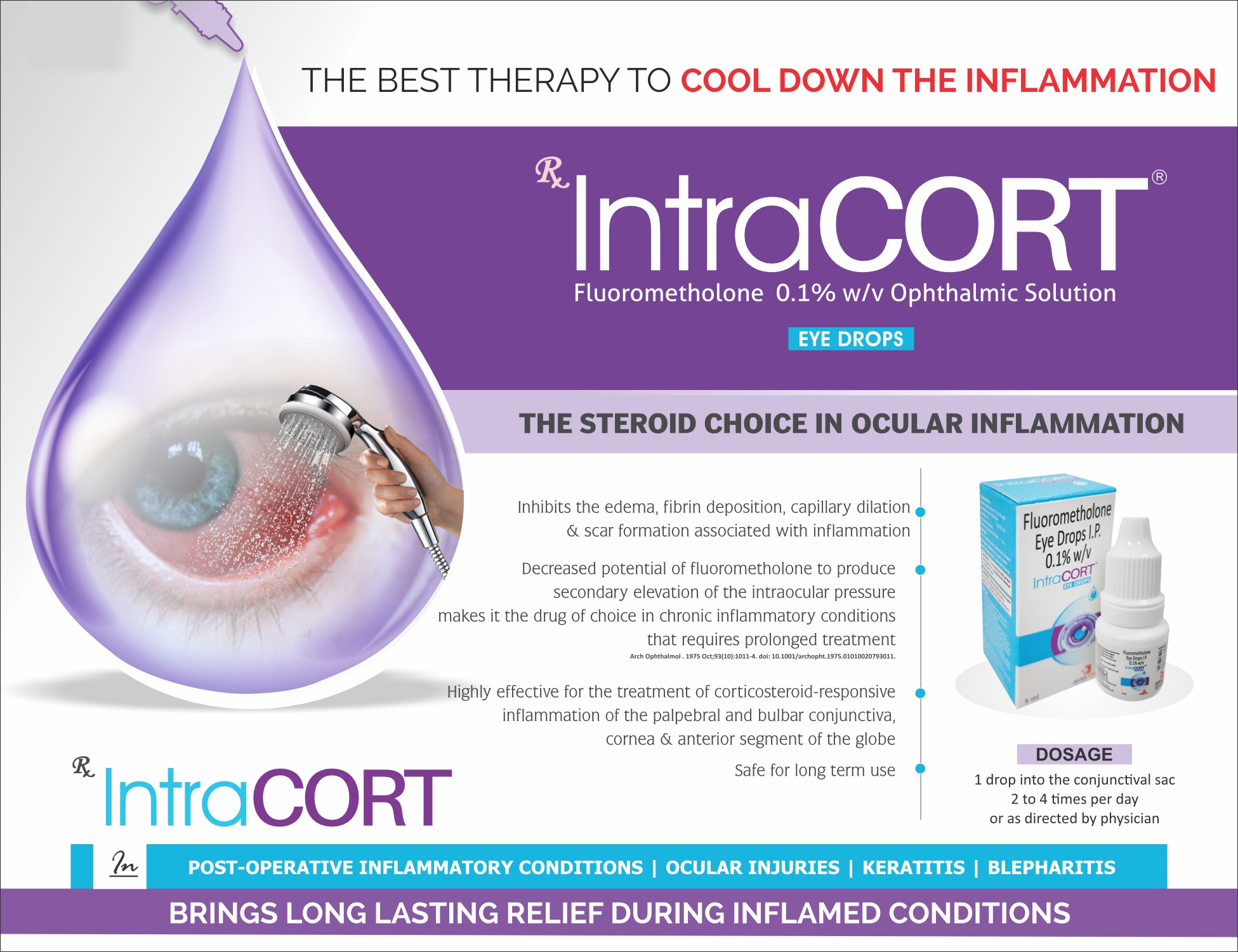 INTRACORT - Fluorometholone 0.1% w/v Ophthalmic Solution | Intralife Pharmaceuticals - thumbnail 2