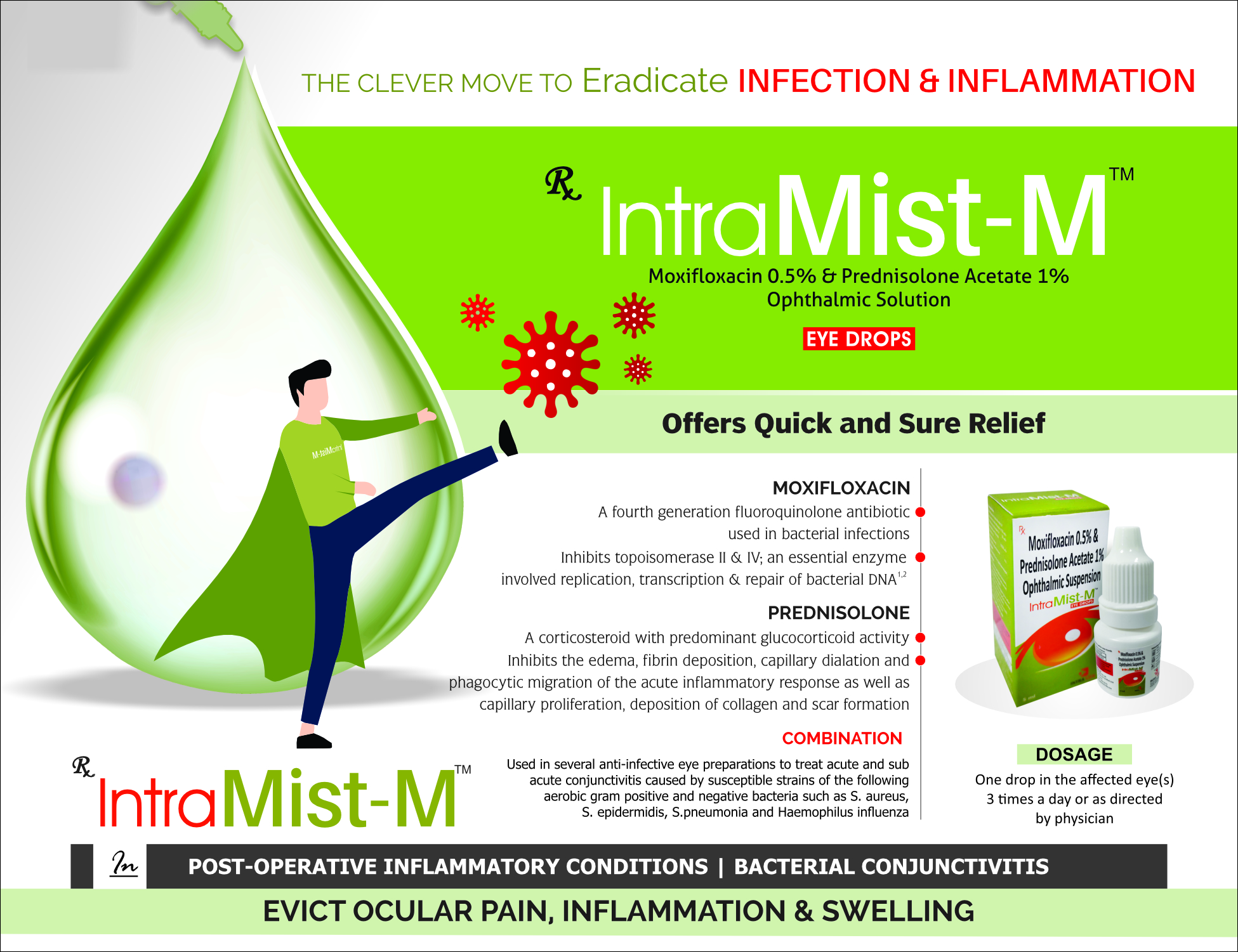 INTRAMIST-M - Moxifloxacin 0.5% + Prednisolone 1% Ophthalmic Solution | Intralife Pharmaceuticals - thumbnail 2