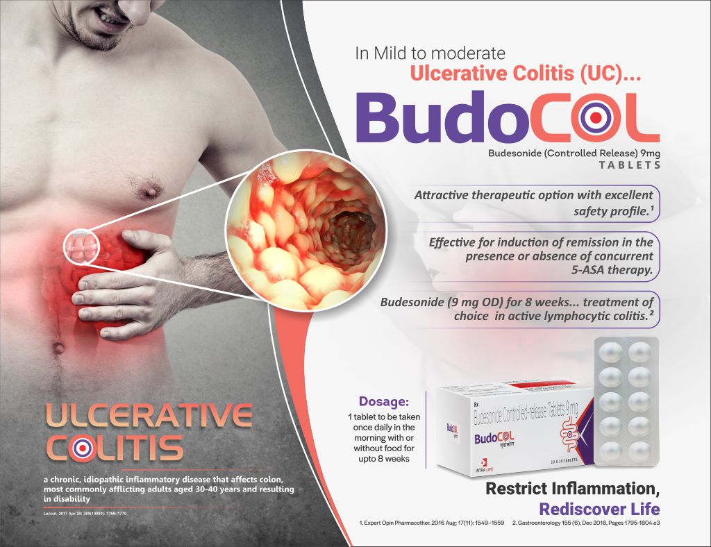 BUDOCOL-TABLET - Budesonide Controlled Release Tablets 9mg | Intralife Pharmaceuticals - thumbnail 2