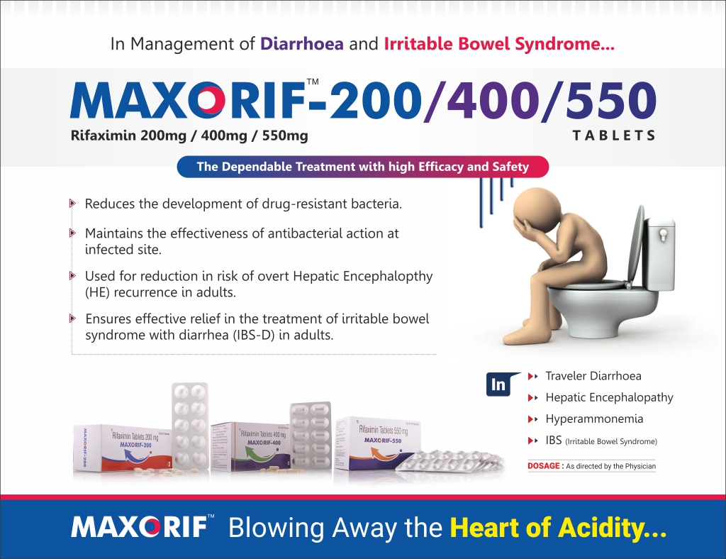 MAXORIF-400 - Rifaximin 400mg | Intralife Pharmaceuticals - thumbnail 2