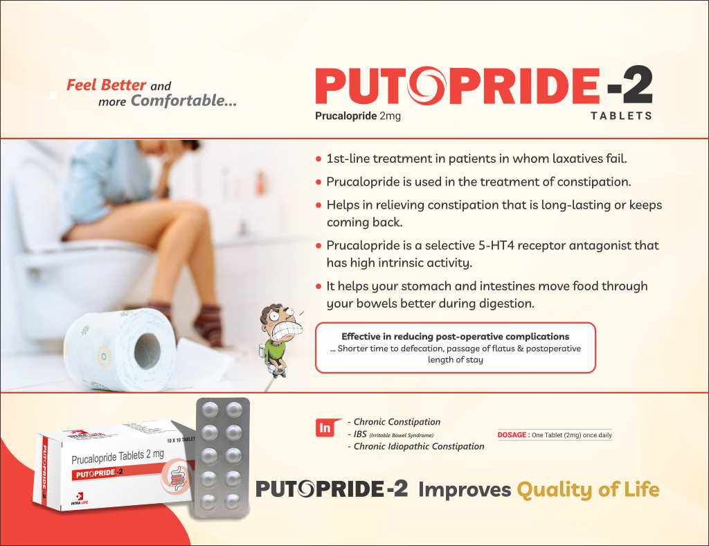 PUTOPRIDE-2 - Prucalopride 2mg | Intralife Pharmaceuticals - thumbnail 2