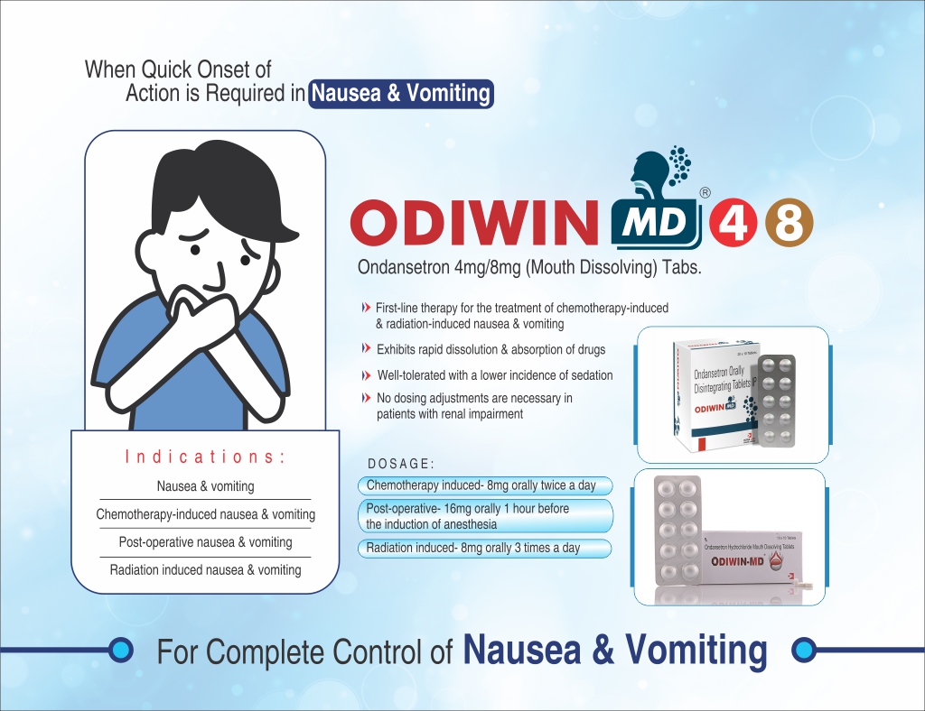 ODIWIN-MD-8 - Ondansetron 8mg (Mouth Dissolving) | Intralife Pharmaceuticals - thumbnail 2