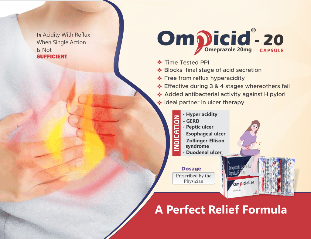 OMPICID-20 - Omeprazole 20mg | Intralife Pharmaceuticals - thumbnail 2