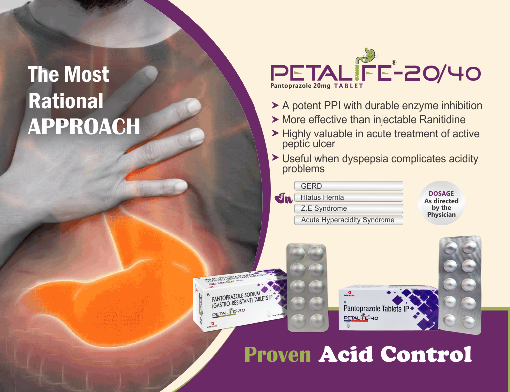 PETALIFE-40 - Pantoprazole 40mg | Intralife Pharmaceuticals - thumbnail 2