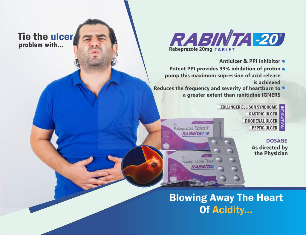 RABINTA-20 - Rabeprazole 20mg | Intralife Pharmaceuticals - thumbnail 2