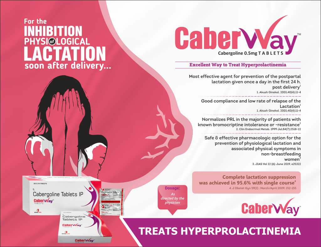 CABERWAY - Cabergoline 0.5mg | Intralife Pharmaceuticals - thumbnail 2