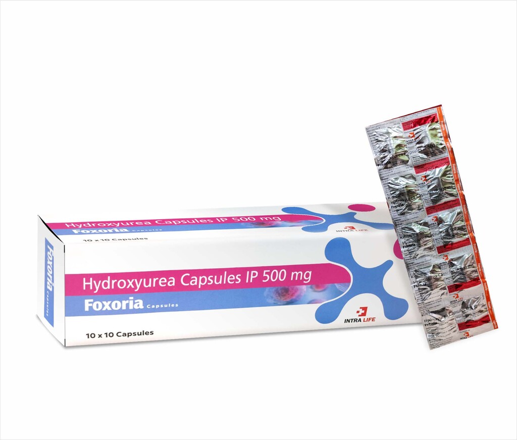 FOXORIA CAPSULE - Hydroxyurea Capsules IP 500 mg | Intralife Pharmaceuticals