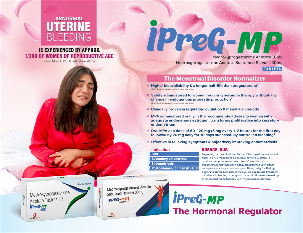 IPREG-MP - Medroxyprogesterone Acetate + Sustained Release 30mg | Intralife Pharmaceuticals - thumbnail 2