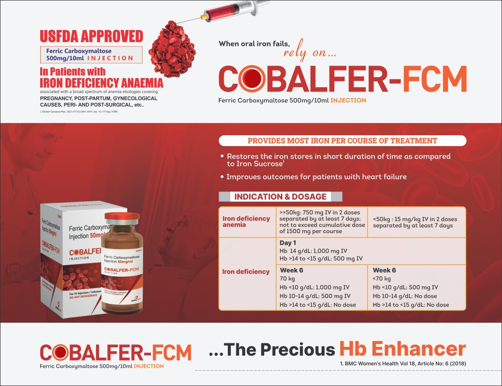 COBALFER-FCM INJ. - Ceftriaxone 1000mg + Tazobactam 125mg | Intralife Pharmaceuticals - thumbnail 2
