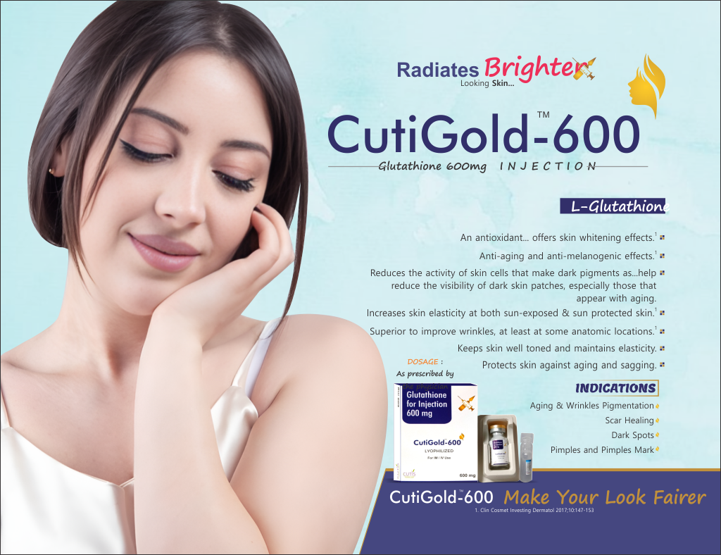 CUTIGOLD-600 - Glutathione 600mg | Intralife Pharmaceuticals - thumbnail 2