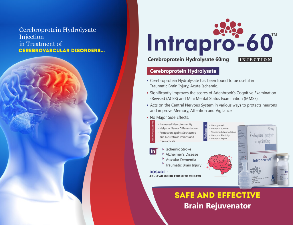 INTRAPRO-60 - Cerebroprotein Hydrolysate 60mg | Intralife Pharmaceuticals - thumbnail 2