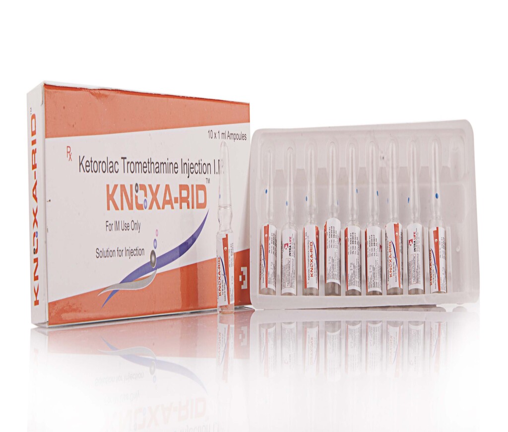 KNOXA-RID - Ketorolac Tromethamine IP 30mg | Intralife Pharmaceuticals