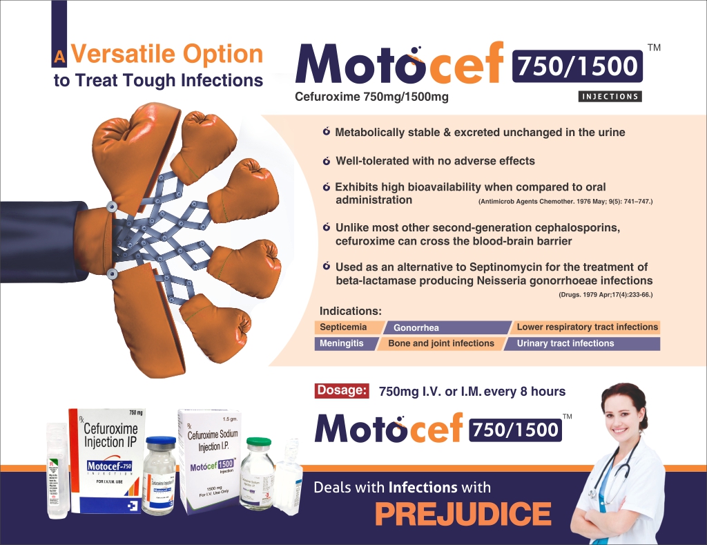 MOTOCEF-1500 - Cefuroxime 1500mg | Intralife Pharmaceuticals - thumbnail 2