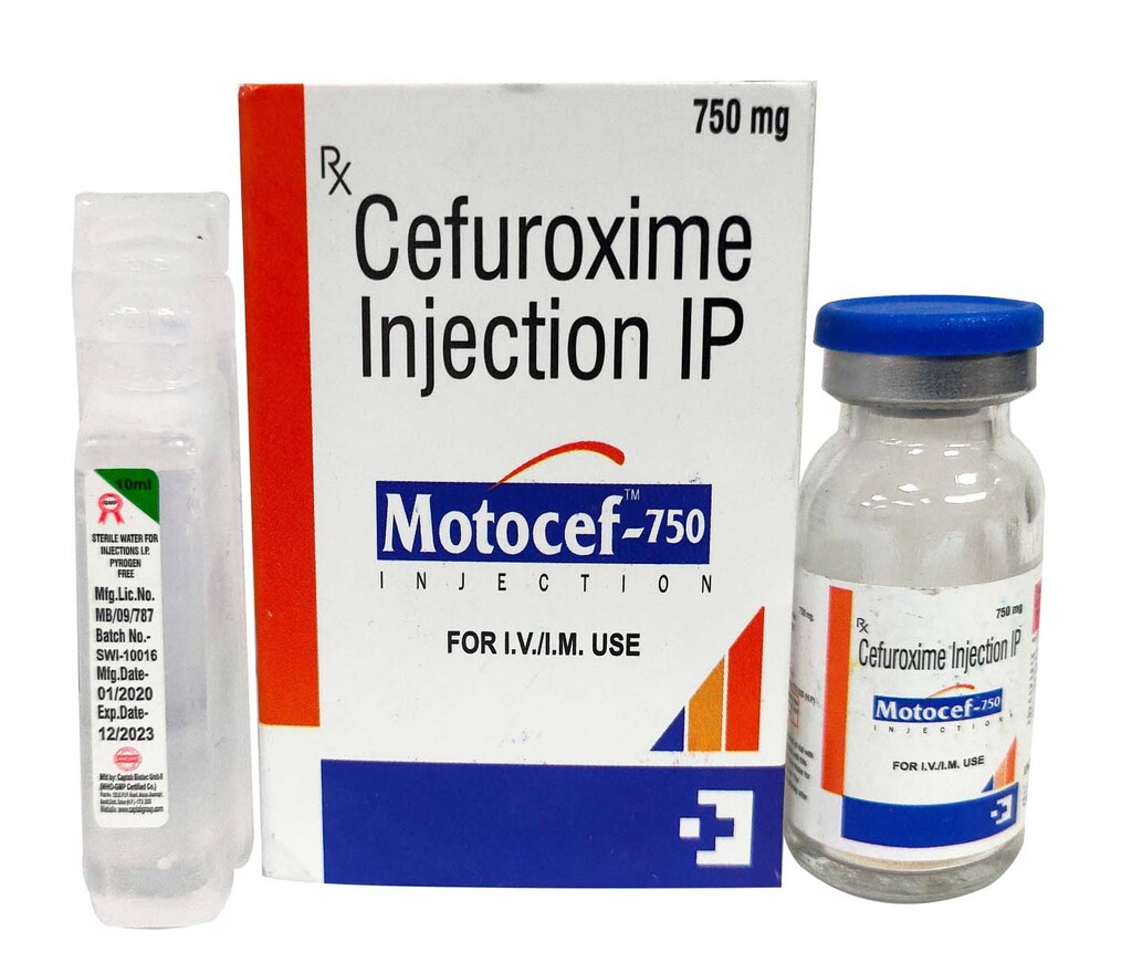 MOTOCEF-750 - Cefuroxime 750mg | Intralife Pharmaceuticals