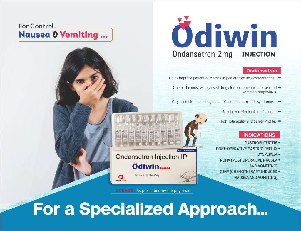 ODIWIN INJECTION - Ondansetron 2mg | Intralife Pharmaceuticals - thumbnail 2