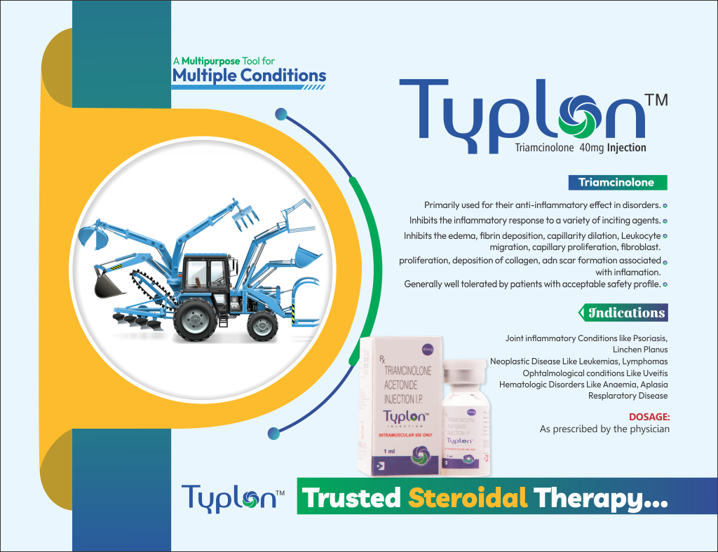 TYPLON-40 - Triamcinolone 40mg | Intralife Pharmaceuticals - thumbnail 2