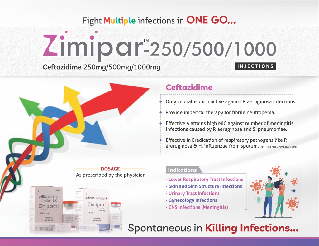 ZIMIPAR-1000 - Ceftazidime 1000mg | Intralife Pharmaceuticals - thumbnail 2