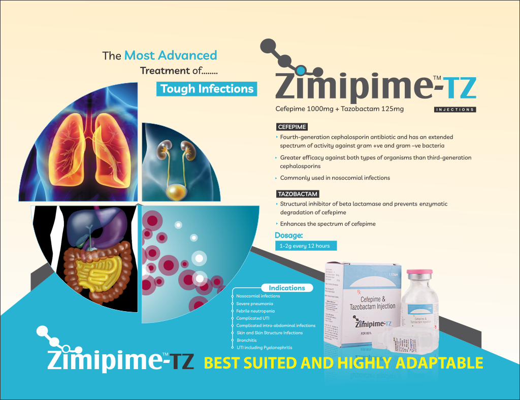 ZIMIPIME-TZ-1124 - Cefepime 1000mg + Tazobactum 125mg | Intralife Pharmaceuticals - thumbnail 2
