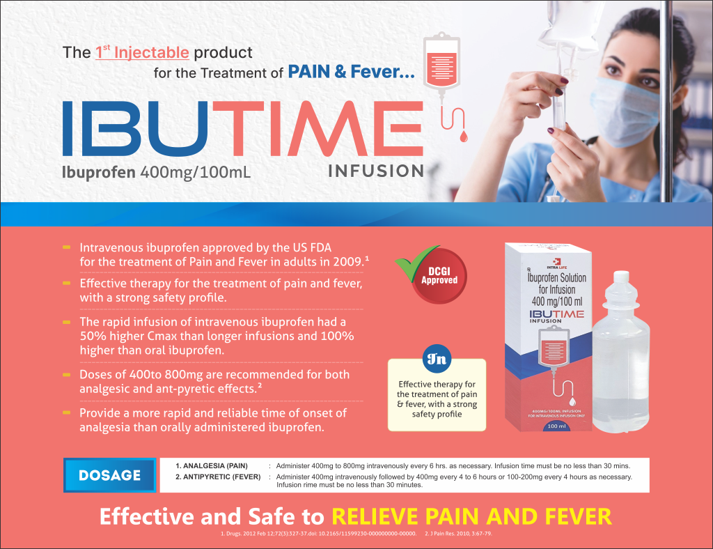 IBUTIME - Ibuprofen IP 400 mg | Intralife Pharmaceuticals - thumbnail 2