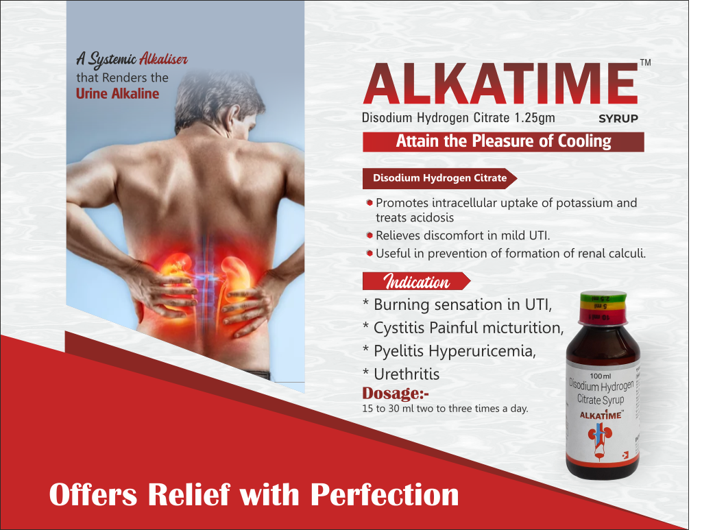 ALKATIME - Disodium Hydrogen Citrate 1.25gm | Intralife Pharmaceuticals - thumbnail 2