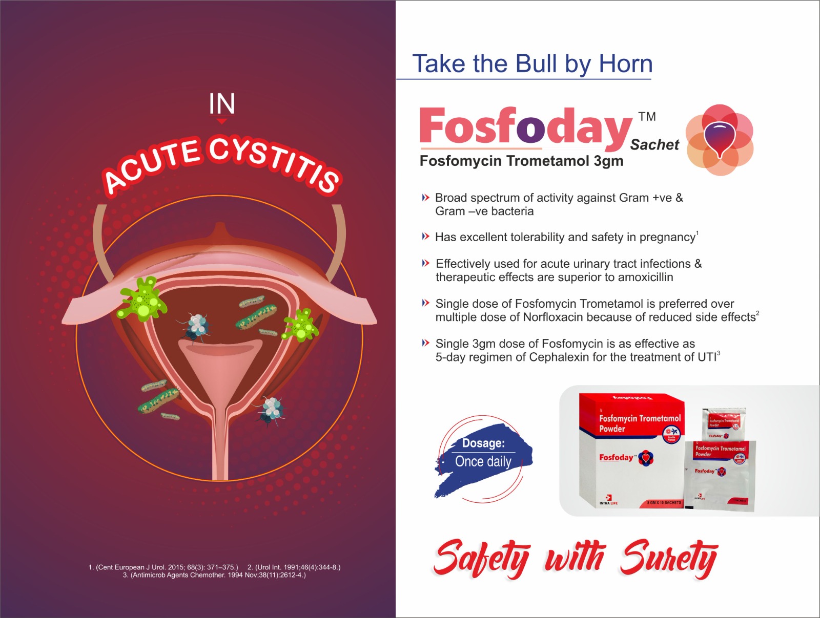 FOSFODAY - Fosfomycin Trometamol 3gm | Intralife Pharmaceuticals - thumbnail 2