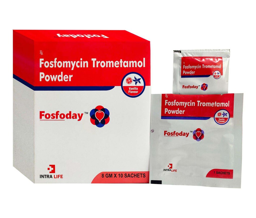 FOSFODAY - Fosfomycin Trometamol 3gm | Intralife Pharmaceuticals