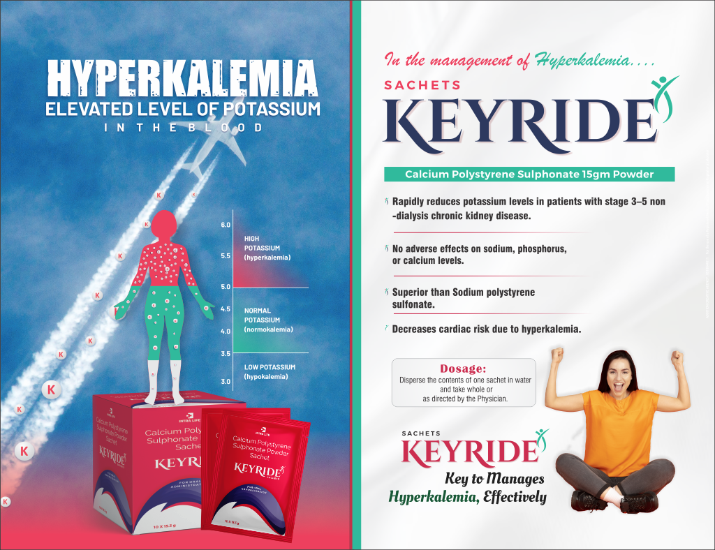KEYRIDE SACHETS - Calcium Polystyrene Sulphonate 15gm Powder | Intralife Pharmaceuticals - thumbnail 2