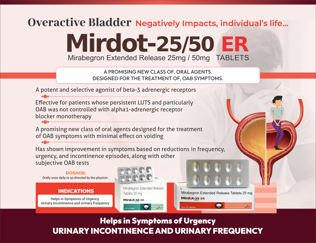 MIRDOT-25 ER - Mirabegron Extended Release 25mg | Intralife Pharmaceuticals - thumbnail 2