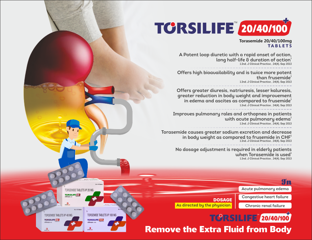 TORSILIFE-20 - Torasemide 20mg | Intralife Pharmaceuticals - thumbnail 2