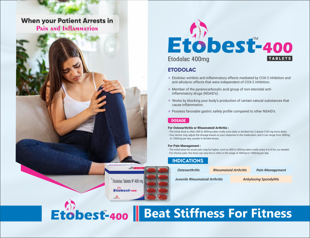 ETOBEST-400 - Etodolac 400mg | Intralife Pharmaceuticals - thumbnail 2