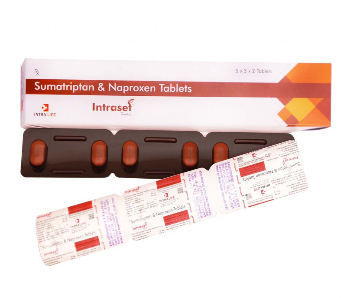 INTRASET - Sumatriptan 85mg + Naproxen 500mg | Intralife Pharmaceuticals