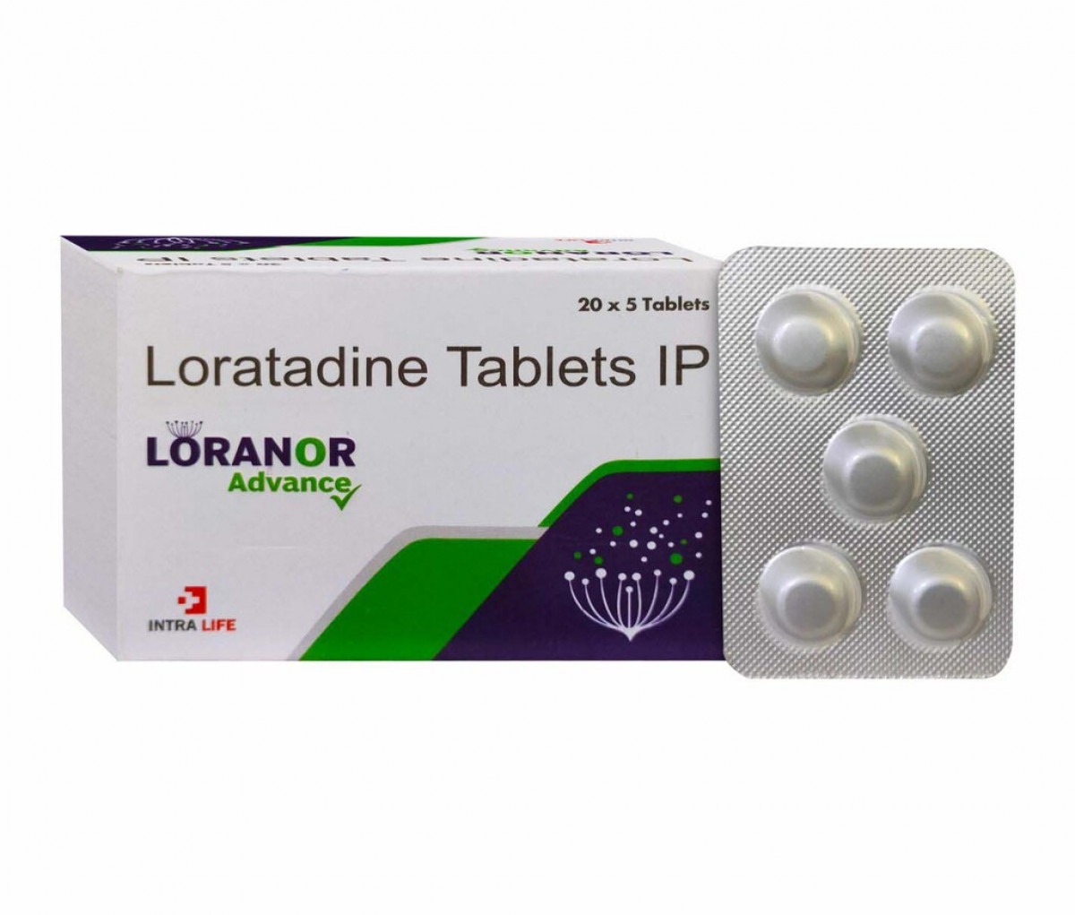 LORANOR ADVANCE - Loratadine IP 10 mg | Intralife Pharmaceuticals