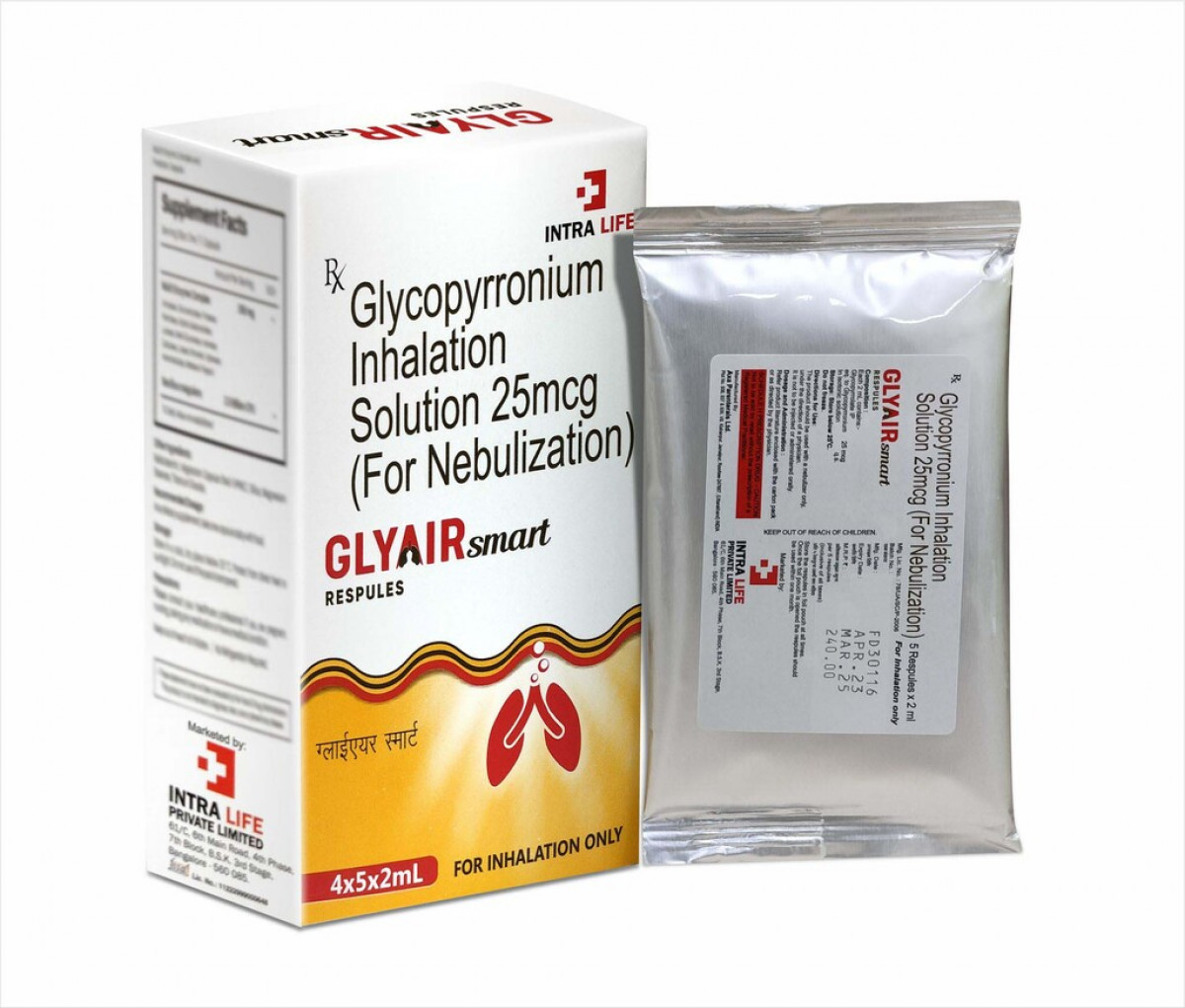GLYAIRSMART RESPULE - Glycopyrronium 25 mcg | Intralife Pharmaceuticals