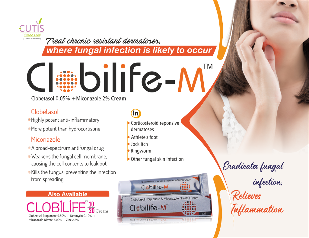 CLOBILIFE-M Cream - Clobetasol 0.05% +Miconazole 2% | Intralife Pharmaceuticals - thumbnail 2
