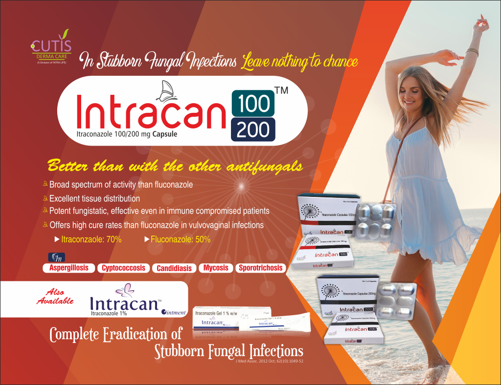 INTRACAN-200 Capsule - Itraconazole 200mg | Intralife Pharmaceuticals - thumbnail 2