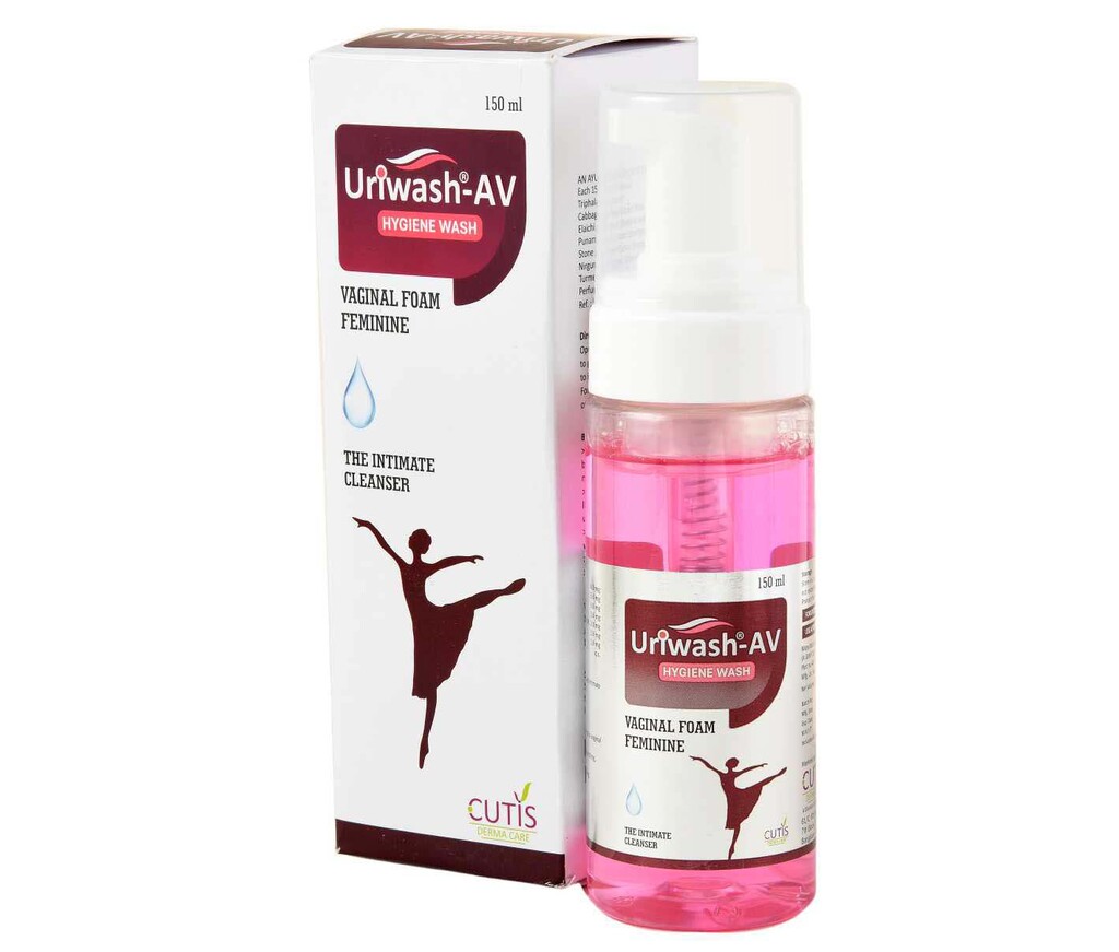 URIWASH-AV Hygiene Wash - Triphala Extract* 4.0 mg + Cabbage Rose Extract (Rosacentifolia)*Fl. 3.6 mg + Elaichi Extract (Elettaria cardamomum)*Fr. 3.6 mg + Punarnava Extract (Boerhavia diffusa)*Rt. 3.6 mg +Stone Flower Extract (Parmelia perlater Wl.P1. 2.0 mg + Nirgundi Extract (Vitex negundo)*Lf. 1.6 mg + Turmeric Extract (Curcuma longer Rz. 1.6 mg | Intralife Pharmaceuticals